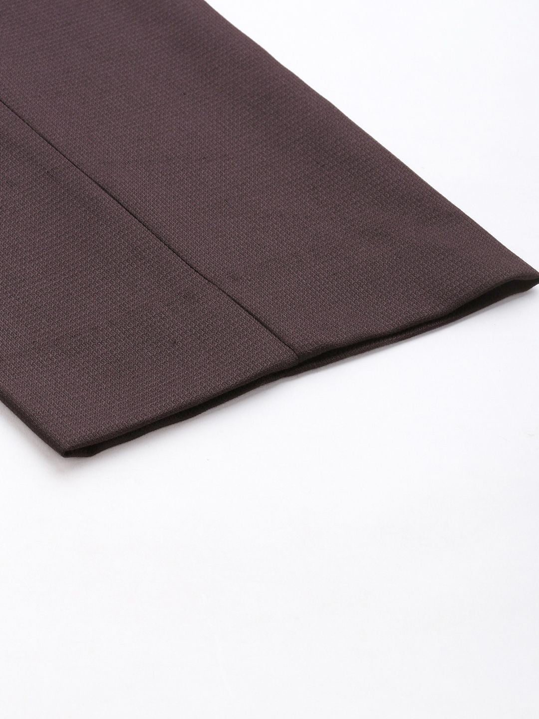 Park Avenue Men Self Design Textured Smart Fit Low-Rise Formal Trousers