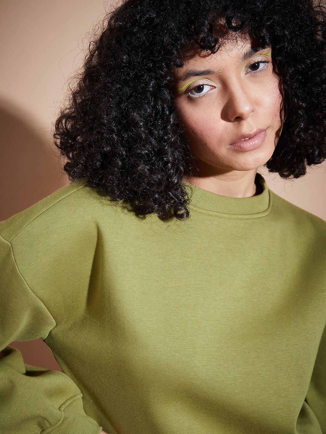 SASSAFRAS BASICS Round Neck Oversized Sweatshirt
