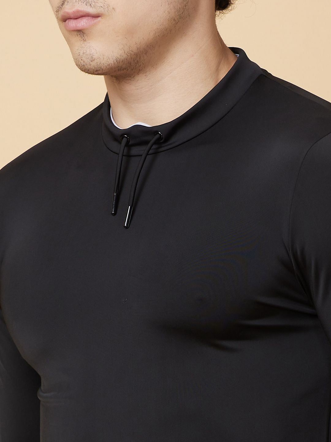 Being Human Men Henley Neck Pockets T-shirt