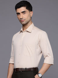 Raymond Textured Self Design Pure Cotton Formal Shirt