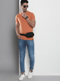 The Indian Garage Co Men Relaxed Fit Light Fade Stretchable Jeans