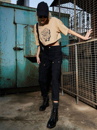 SASSAFRAS Women Cargo Jeans