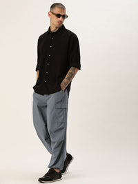 Bene Kleed Parachute Fit Pure Cotton Cargo Trousers