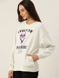 DressBerry Women Printed Sweatshirt