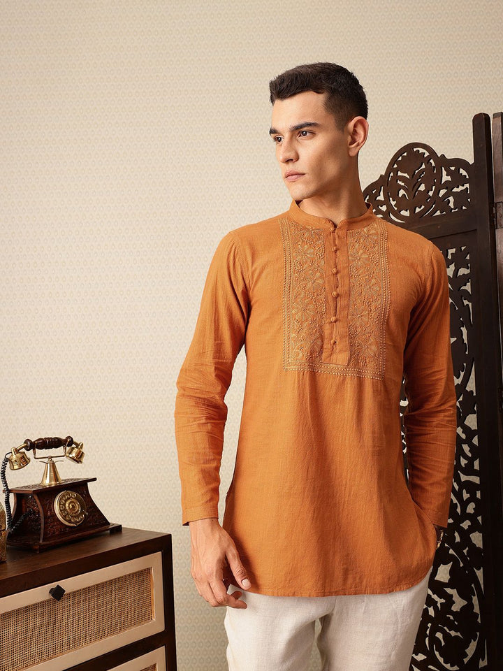 House of Pataudi Yoke Design Embroidered Jashn Kurta