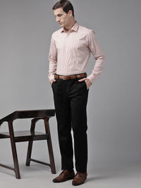 Park Avenue Slim Fit Printed Pure Cotton Formal Shirt