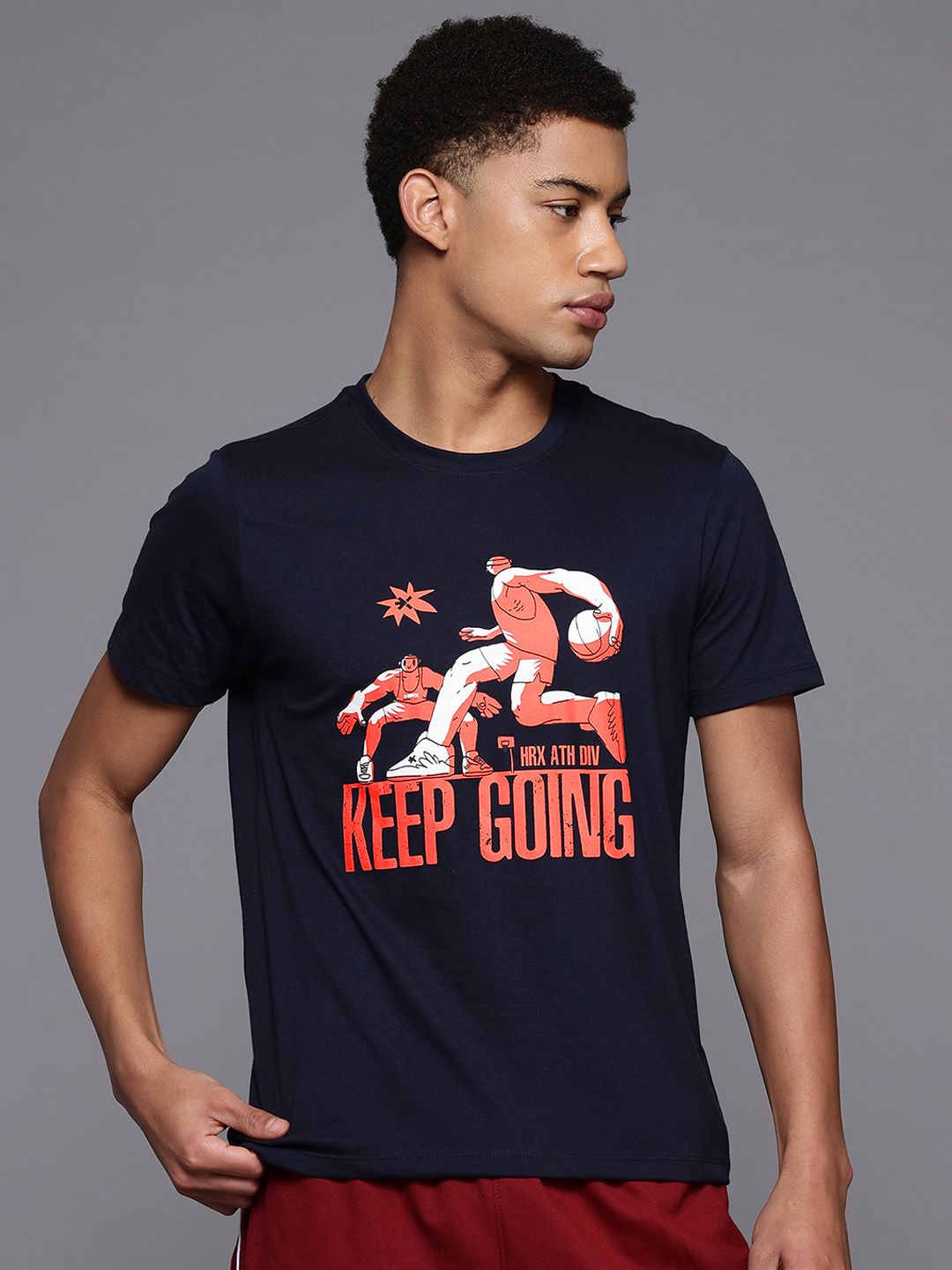 HRX by Hrithik Roshan Graphic Print Lifestyle T-shirt