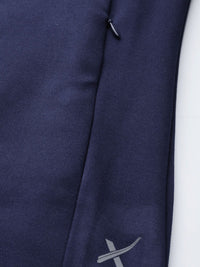 HRX by Hrithik Roshan Women Medieval Blue Solid Rapid-Dry Antimicrobial Training Jacket