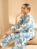 Indo Era Women Floral Printed Regular Kurta with Trousers