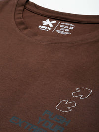 HRX by Hrithik Roshan Typography Printed Pure Cotton Training T-shirt