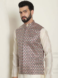 SOJANYA Jaket Nehru Sulam Lelaki
