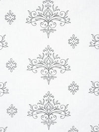 KLOTTHE Off White Printed Flat 400TC Pure Cotton Super King Bedsheet & 4 Pillow Covers