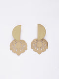 DressBerry Gold-Plated Contemporary Drop Earrings