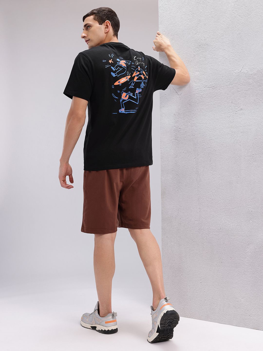 HRX by Hrithik Roshan Printed Drop-Shoulder Sleeves T-shirt