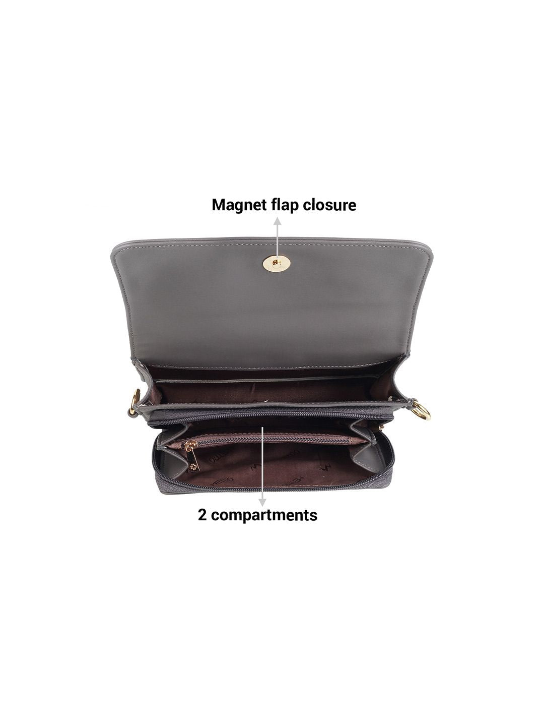 Metro Women Solid Sling Bag