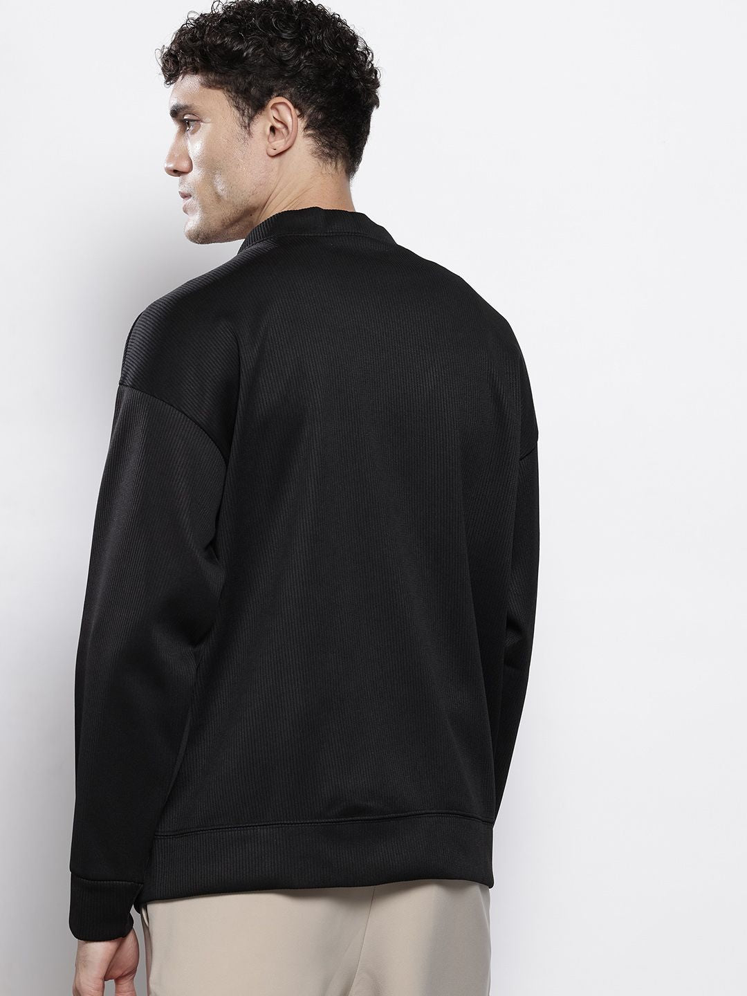 The Indian Garage Co Ribbed Oversized Sweatshirt