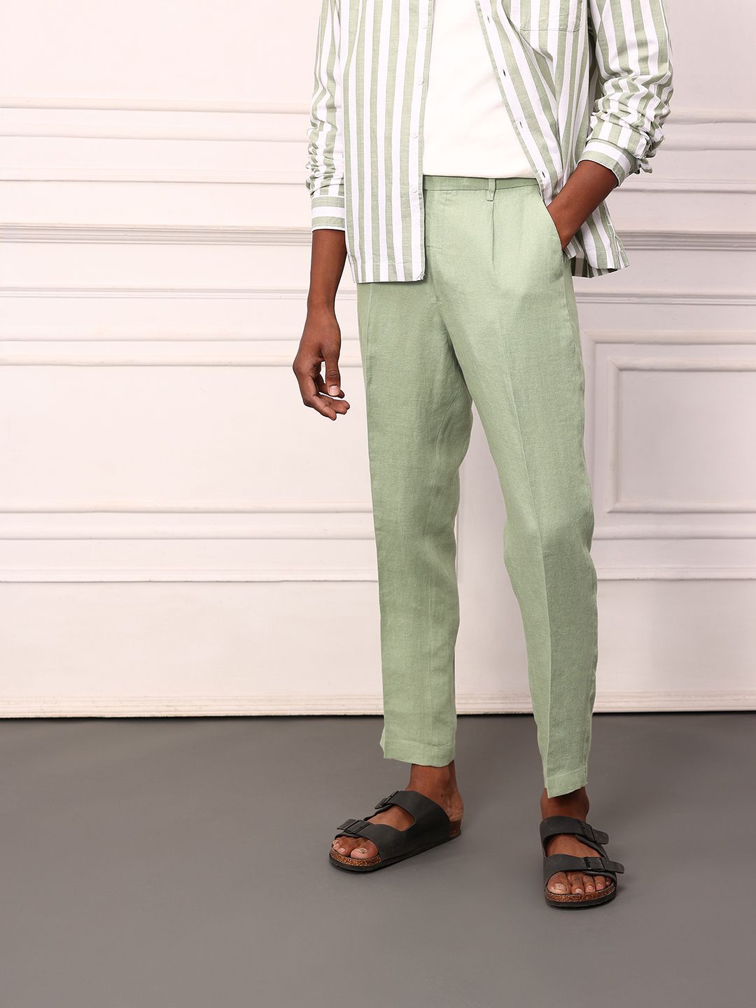 Mr Bowerbird Men Regular Fit Trousers