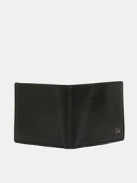 SPYKAR Men Black Leather Two Fold Wallet