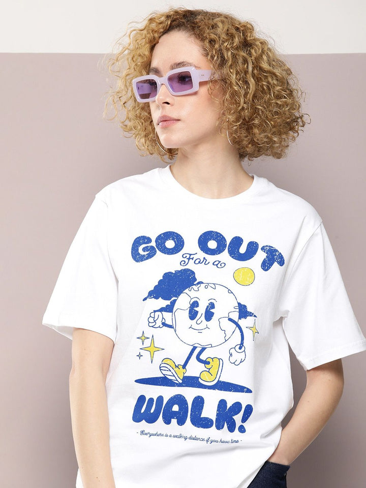 DILLINGER Graphic Printed Oversized Pure Cotton T-shirt