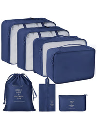 Cortina Navy Blue & Grey 6 Pieces Water Resistant Multi-Utility Organisers