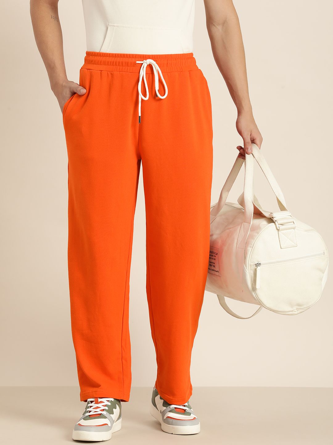 DILLINGER Men Lightweight Relaxed Fit Baggy Kintted Track Pants