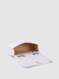 Lino Perros Women Lavender Quilted Structured Shoulder Bag