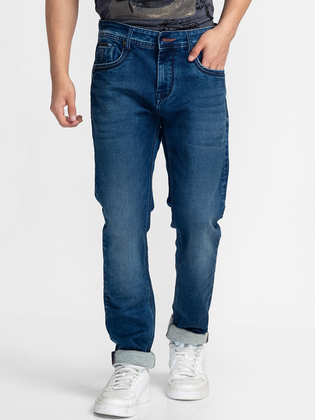 Being Human Men Slim Fit Light Fade Clean Look Jeans