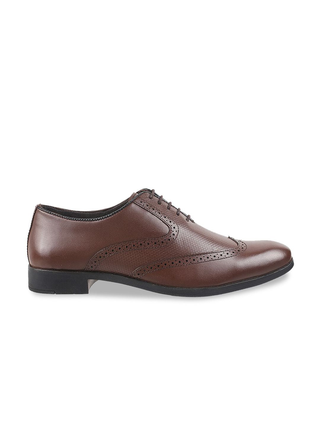 Metro Men Textured Formal Oxfords