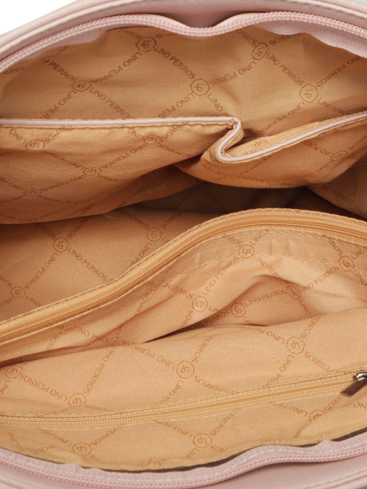 Lino Perros Dusty Pink Solid Laptop Bag