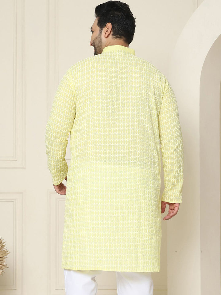SOJANYA PLUS Embroidered Cotton Kurta