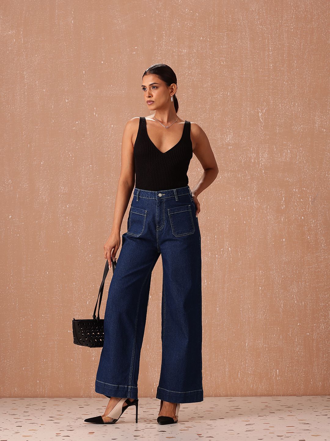 all about you Women Wide Leg High-Rise Jeans