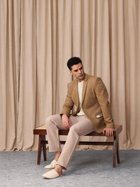 Mr. Bowerbird Self Design Notched Lapel Casual Blazer