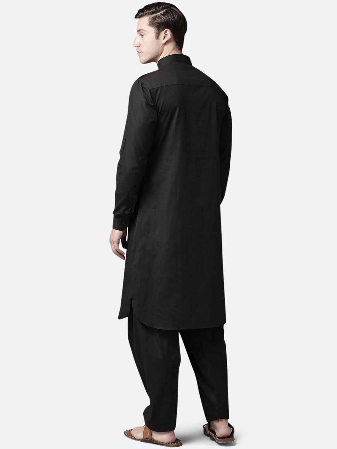 See Designs Men Black Regular Pure Cotton Kurta with Pyjamas