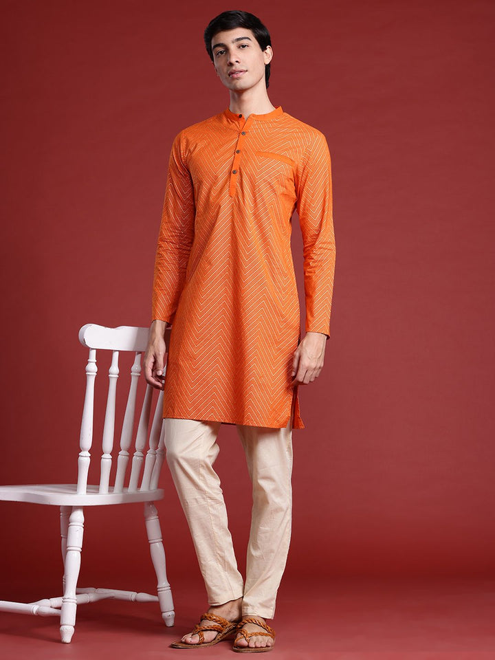 Anouk Chevron Printed Kurta