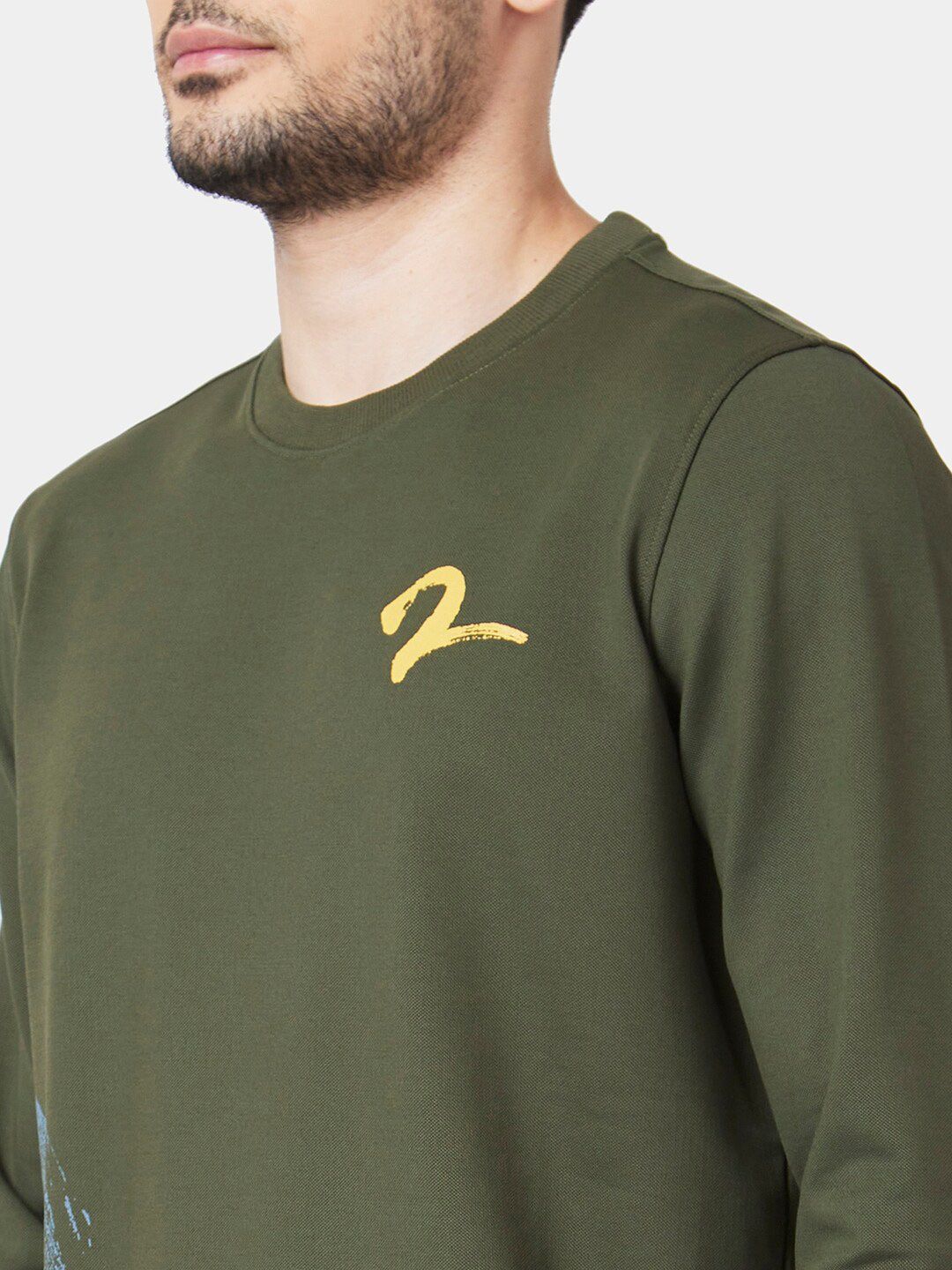 SPYKAR Round Neck Sweatshirt