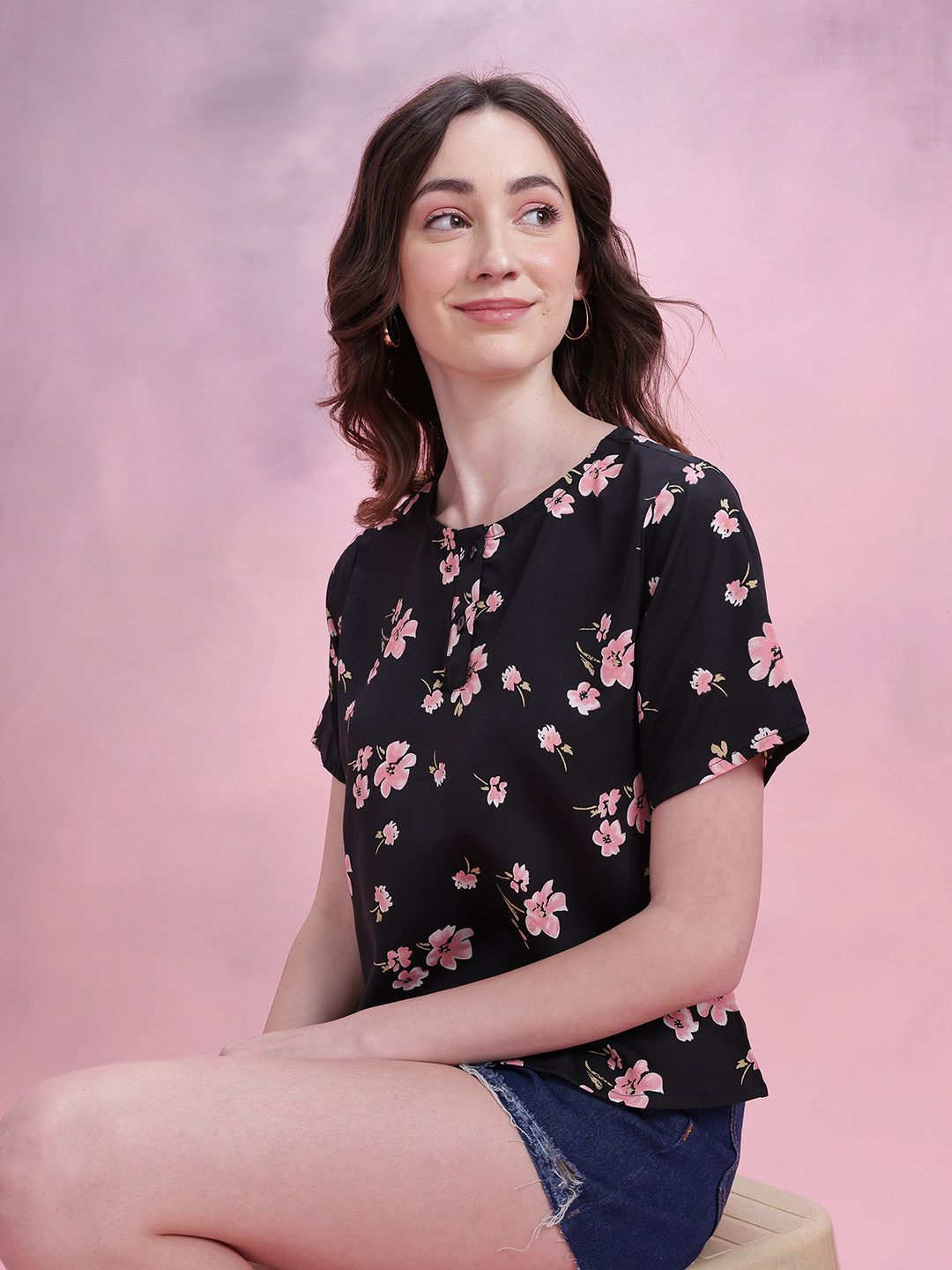DressBerry Floral Print Top