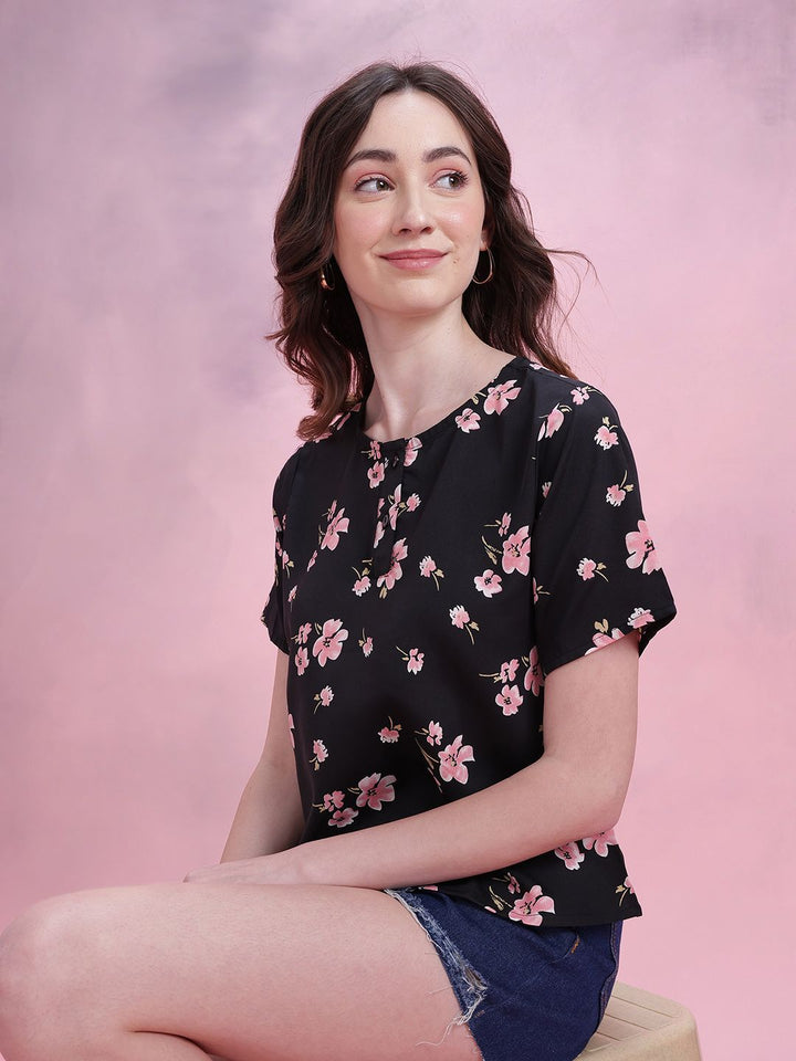 DressBerry Floral Print Top