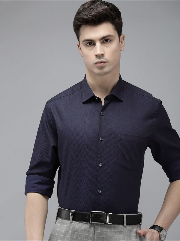 Park Avenue Textured Pure Cotton Formal Shirt