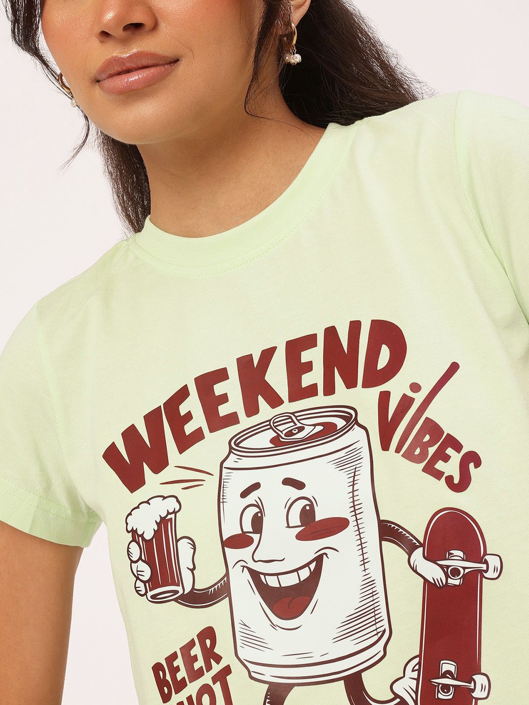 DressBerry Summertime Snaz Printed Pure Cotton T-shirt