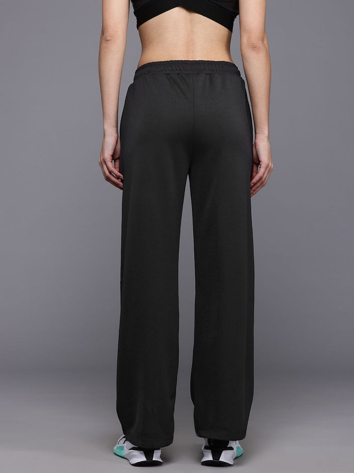 HRX oleh Hrithik Roshan Wanita Side Stripe Detail Mid-Rise Fit Latihan Latihan Latihan