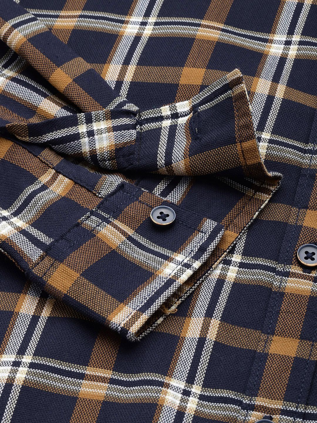 The Indian Garage Co Slim Fit Checked Casual Shirt