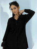 Libas Women Shirt Collar Long Sleeves Tunic