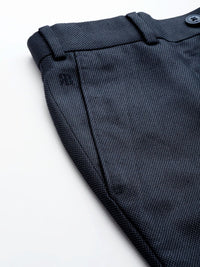 Raymond Men Textured Slim Fit Trousers