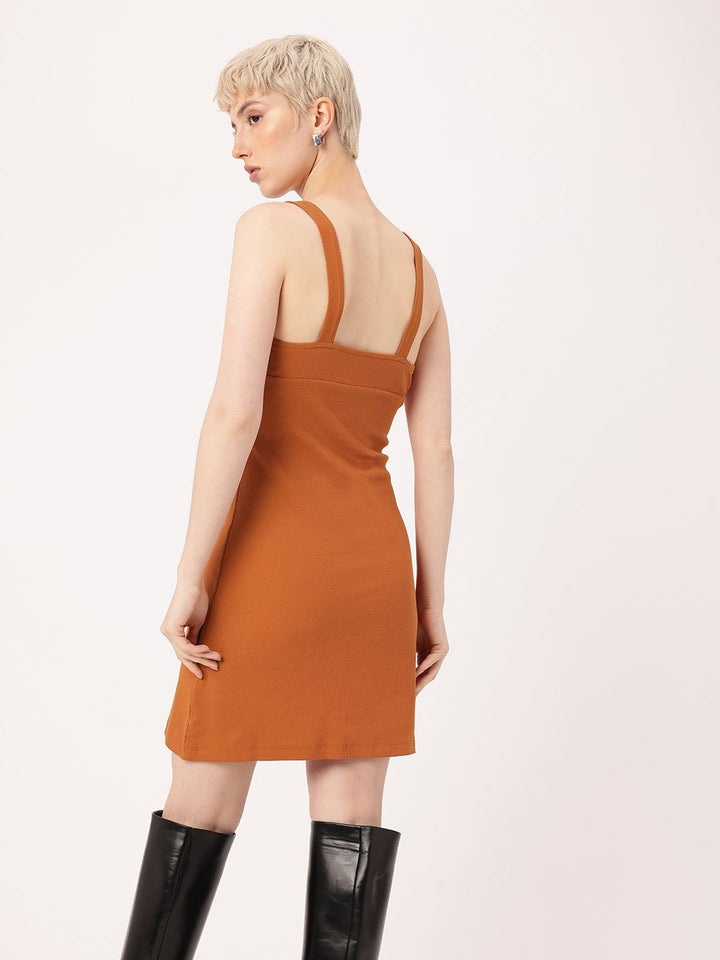 DressBerry Love your Curves Ribbed Bustier Dress