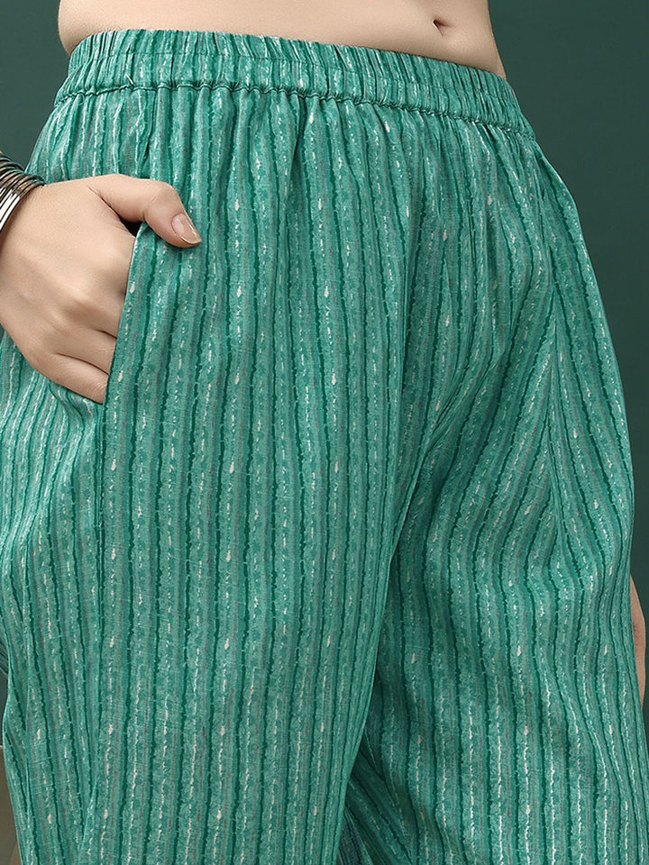 KALINI Floral Printed Kurta ,Trousers & Dupatta