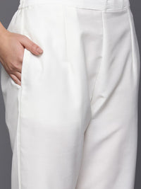 Indo Era Women Embroidered Regular Thread Work Kurta with Trousers & Dupatta