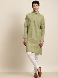 Anug by SOJANYA Men Green Kurta
