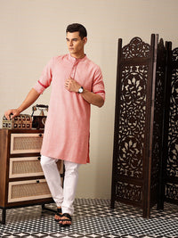 House of Pataudi Checked Jashn Kurta