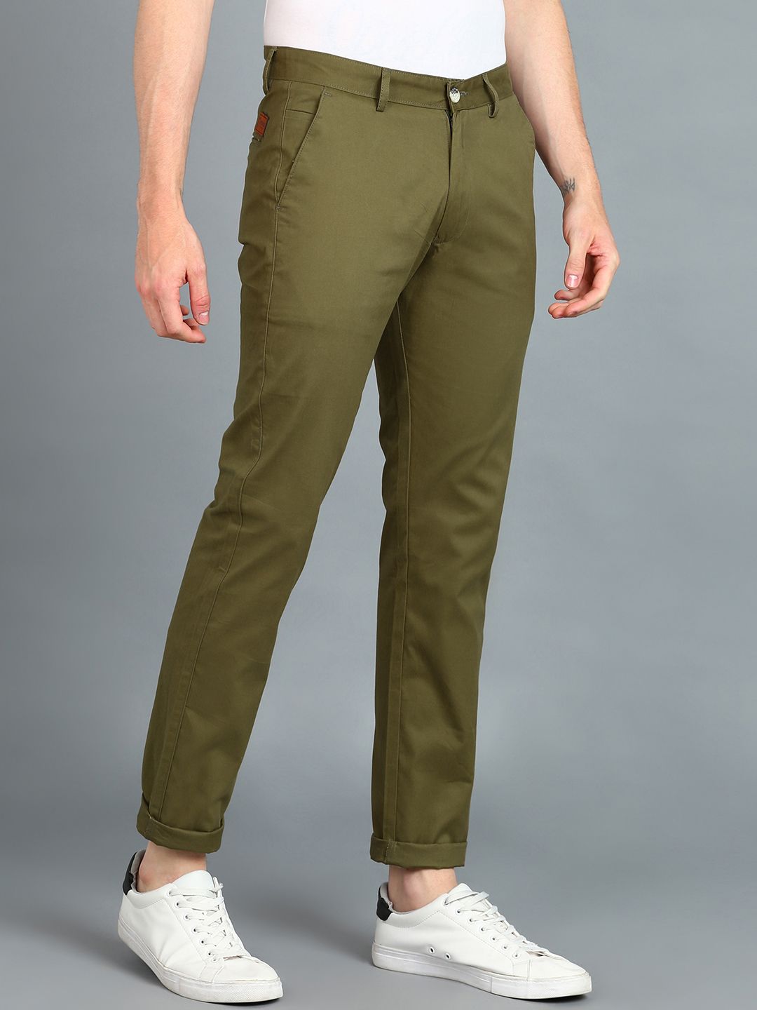 Urbano Fashion Men Slim Fit Easy Wash Pure Cotton Chinos