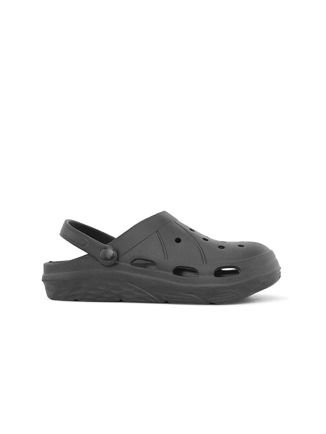 HRX by Hrithik Roshan Women Black Self Design Rubber Clogs